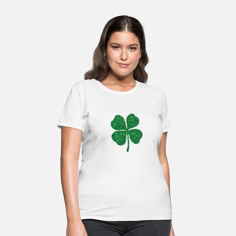 Motivational Glittery Shamrocks Festivities