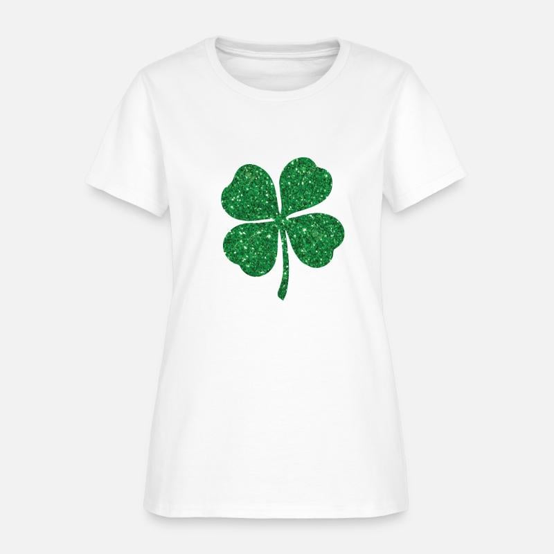 Motivational Glittery Shamrocks Festivities