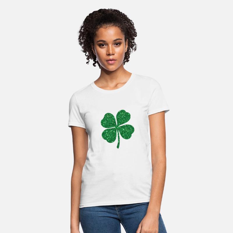Motivational Glittery Shamrocks Festivities