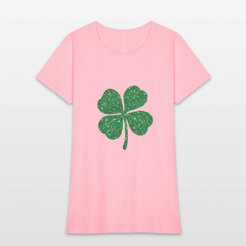 Motivational Glittery Shamrocks Festivities