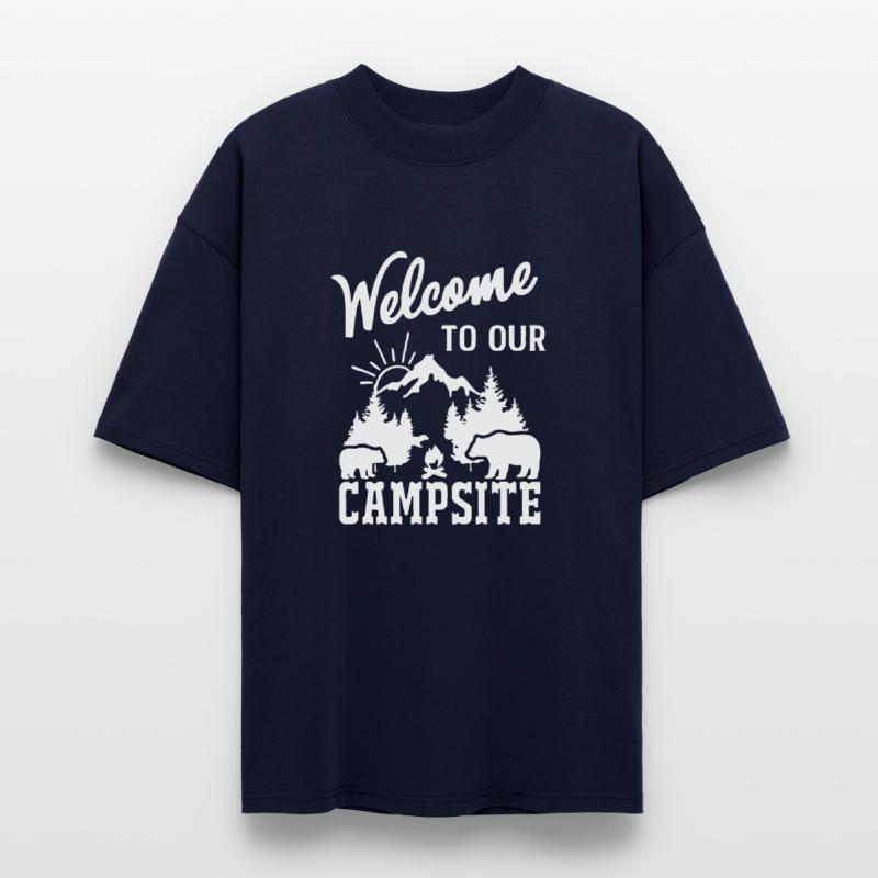 Mountain Campsite Welcome Design