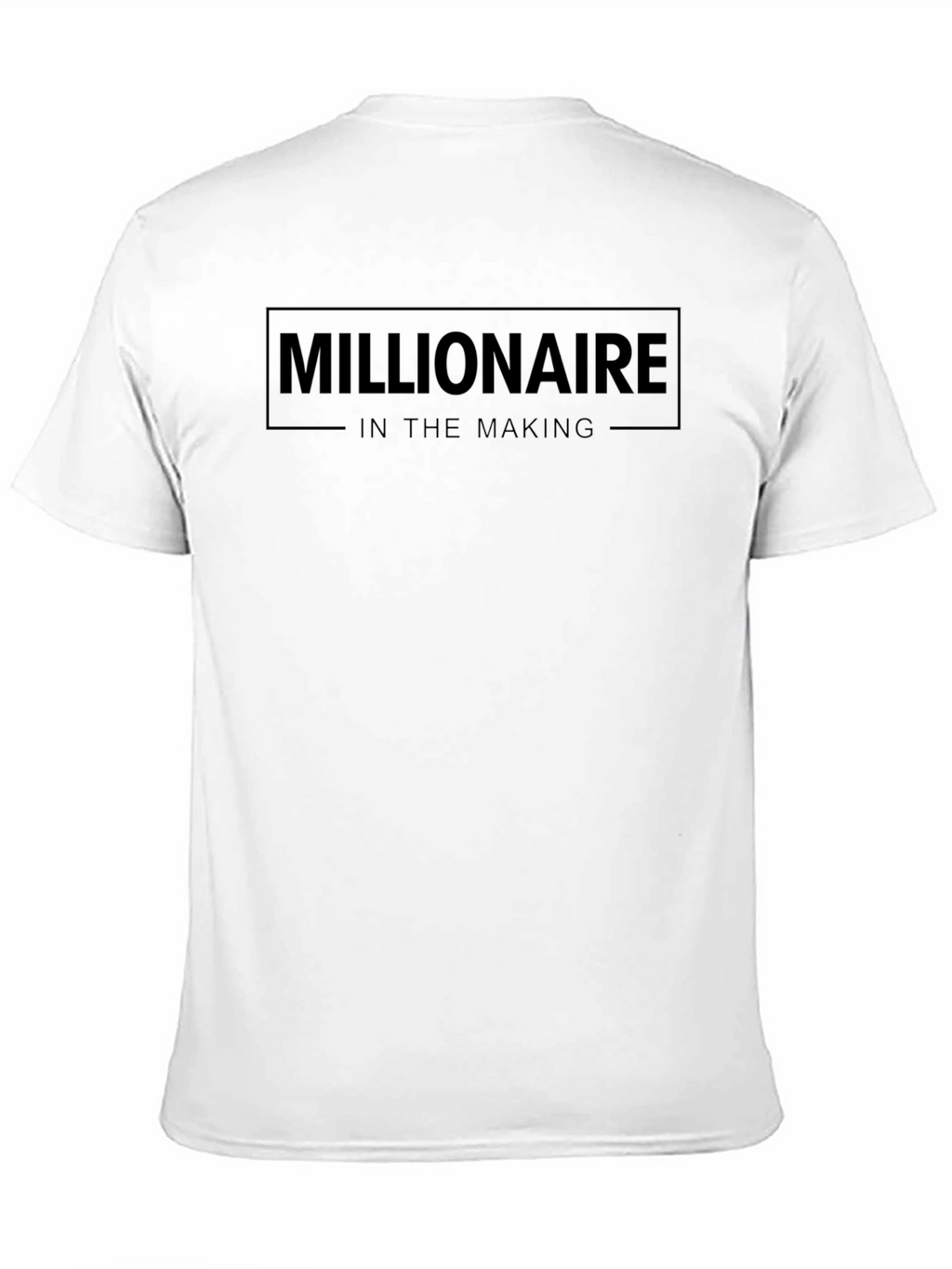 Millionaire In The Making Black Graphic T-Shirt