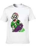 Zombie Skateboard T-Shirt - Cool Graphic Tee