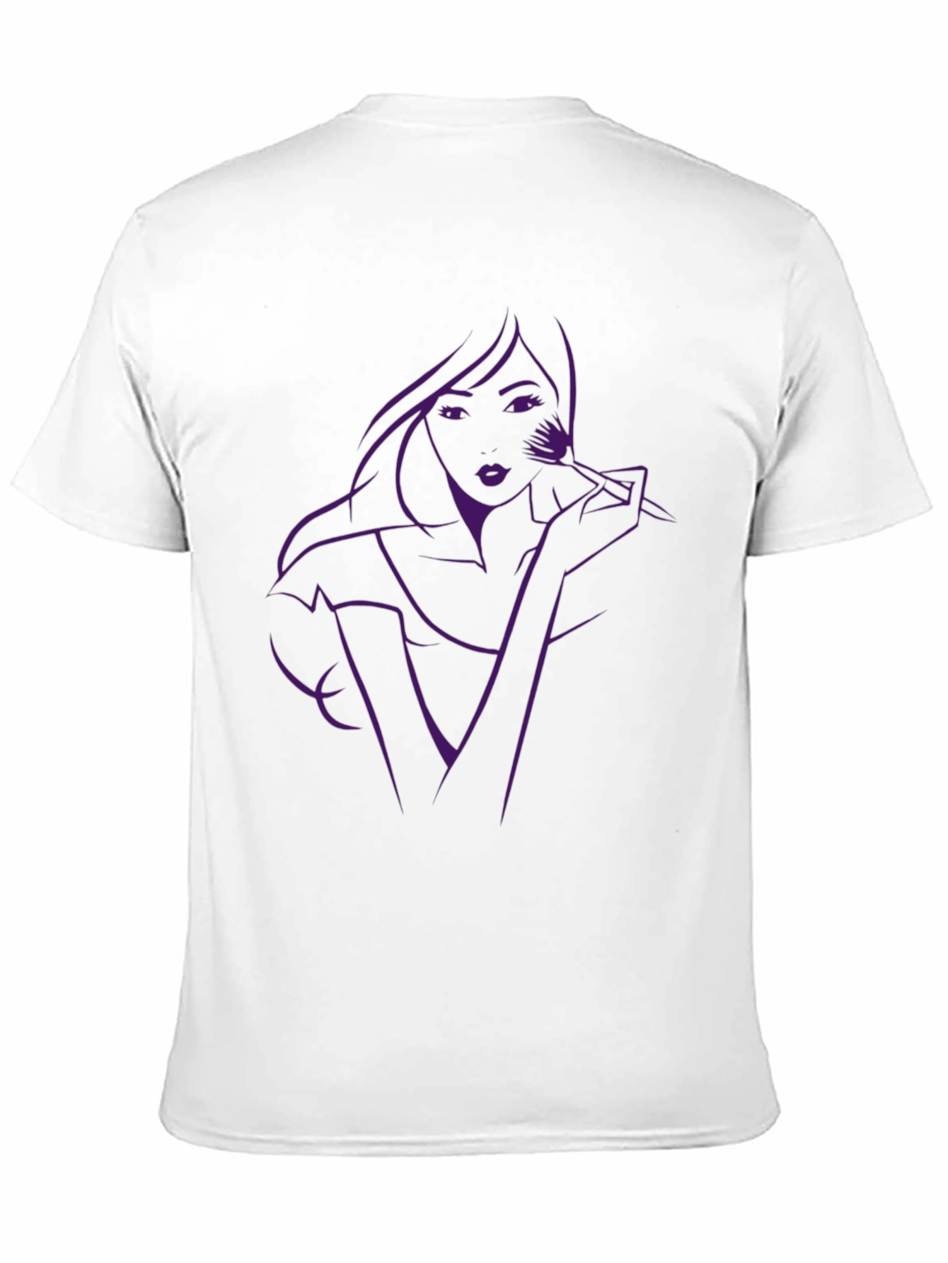 Stylish Graphic Tee - Makeup Artist Design