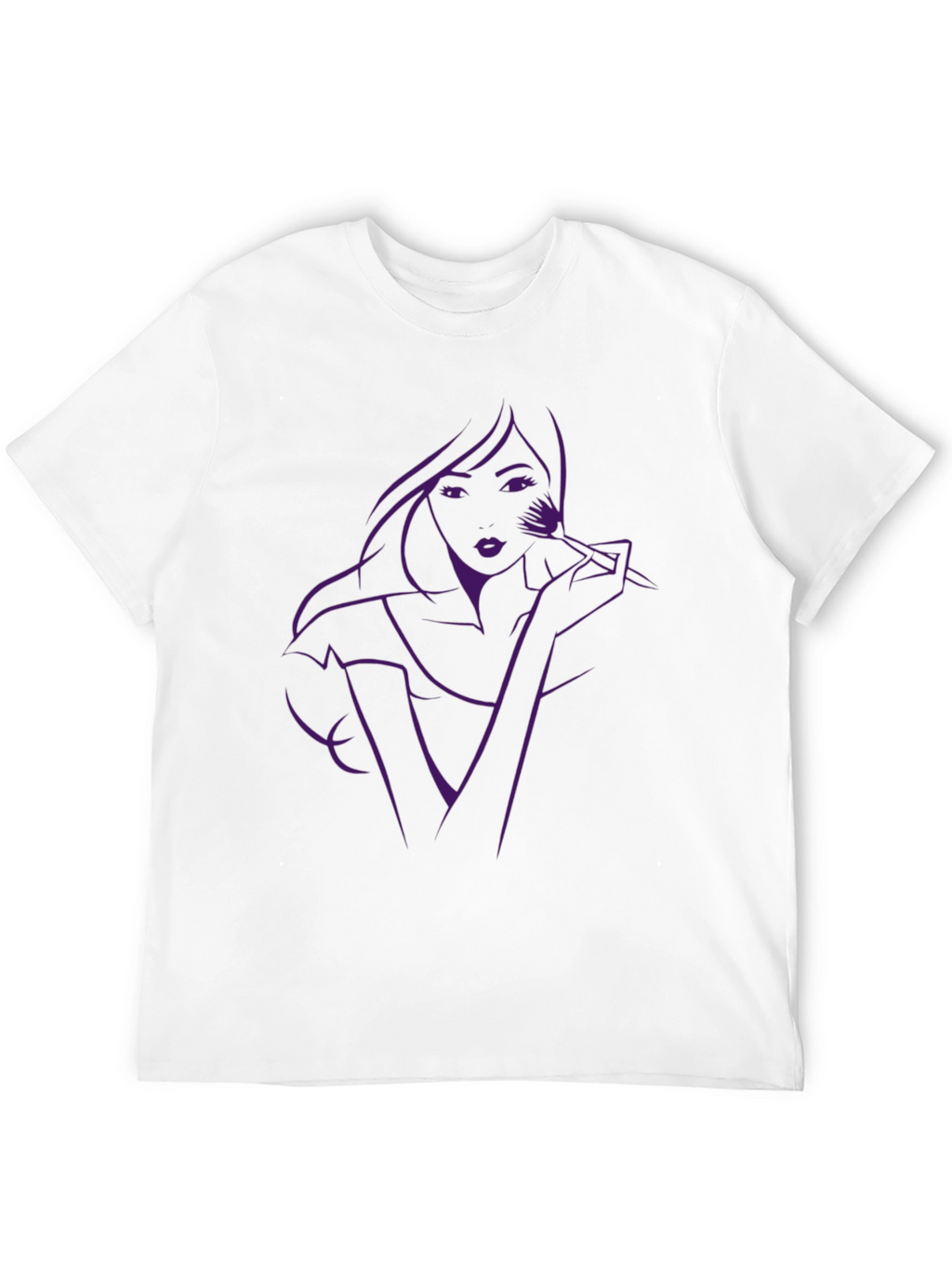 Stylish Graphic Tee - Makeup Artist Design