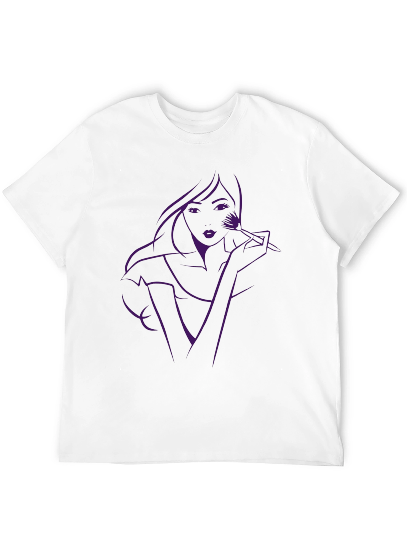 Stylish Graphic Tee - Makeup Artist Design