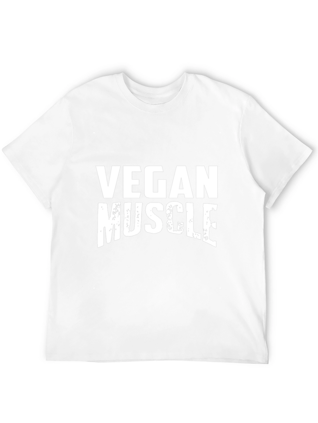 Vegan Muscle T-Shirt - Black Graphic Tee