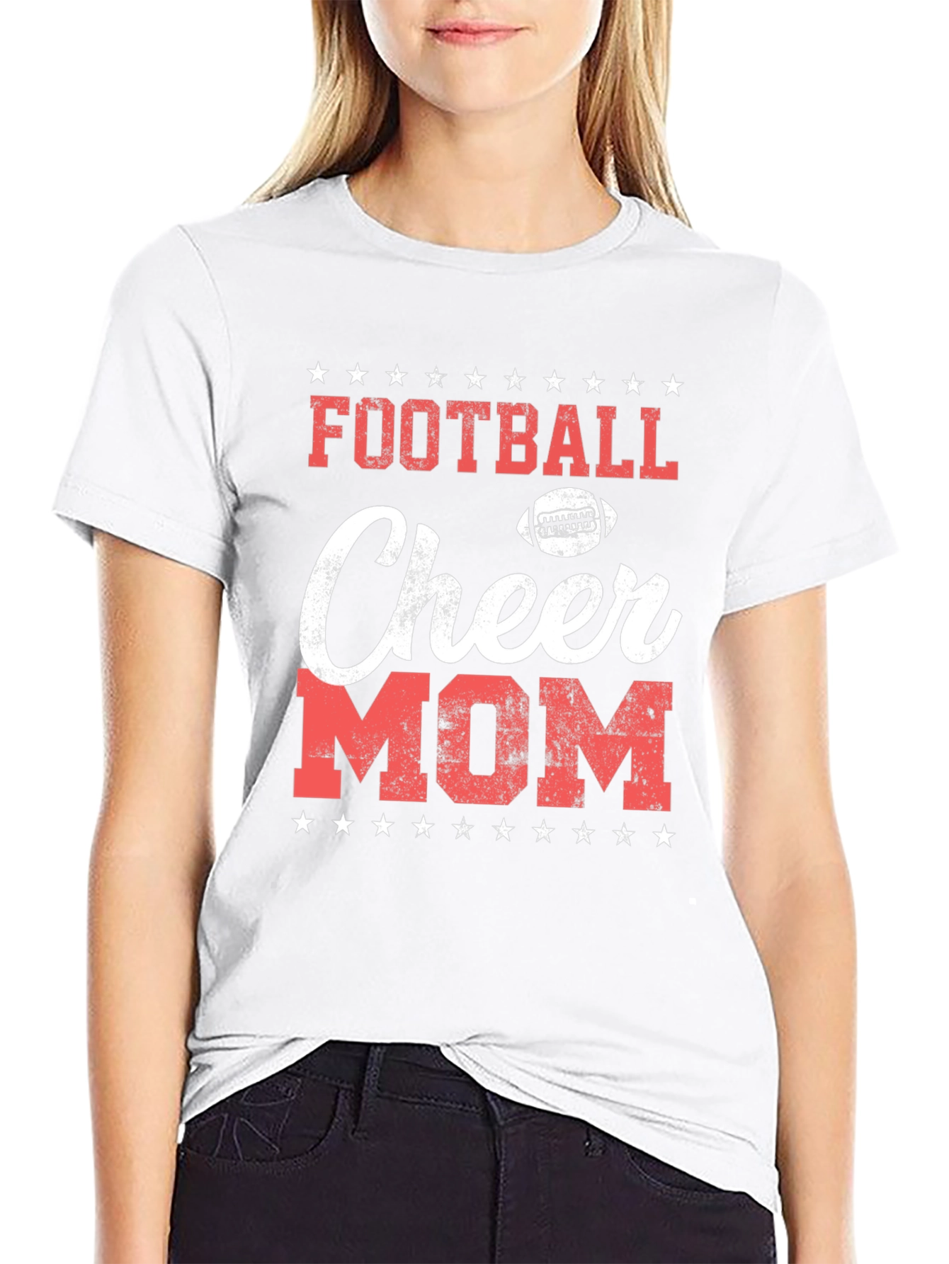 Football Cheer Mom T-Shirt