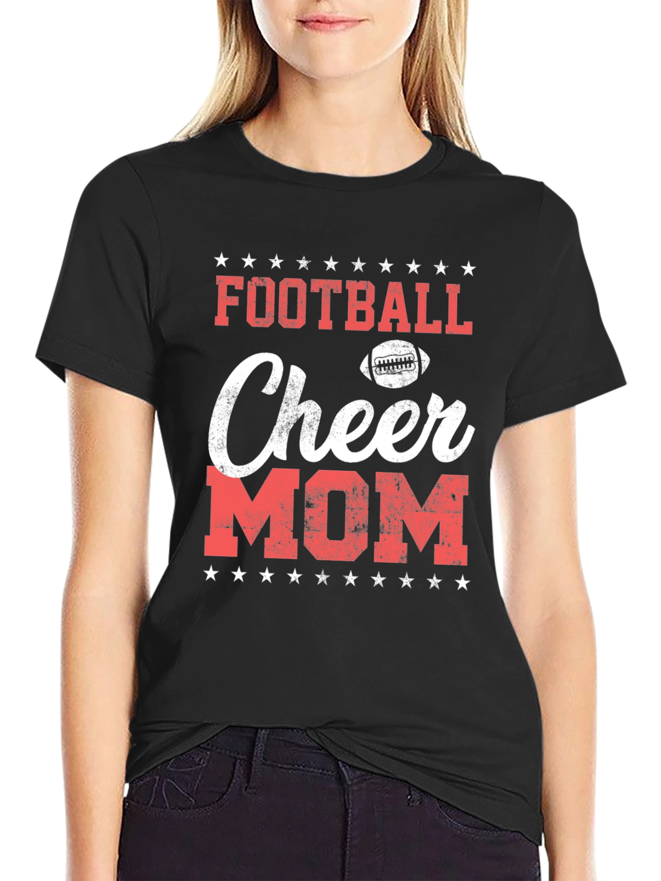 Football Cheer Mom T-Shirt