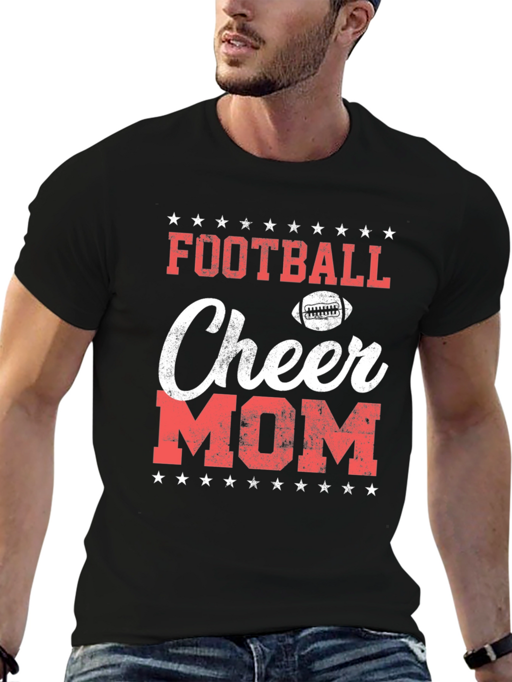 Football Cheer Mom T-Shirt