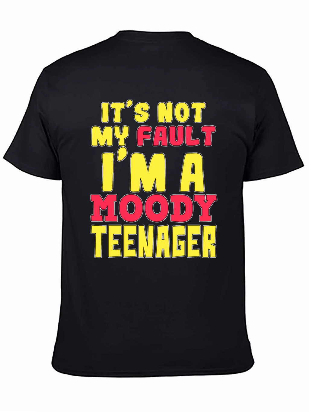 Moody Teenager Graphic T-Shirt - Funny Sarcastic Tee