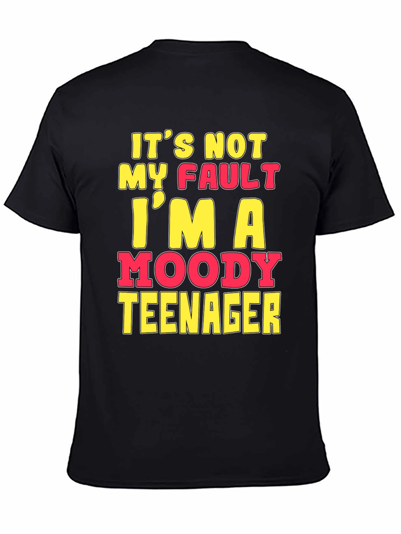 Moody Teenager Graphic T-Shirt - Funny Sarcastic Tee