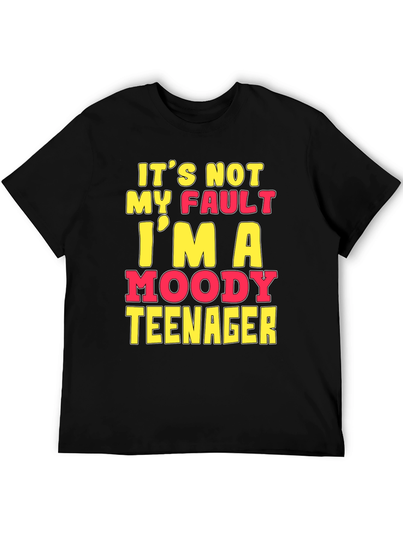 Moody Teenager Graphic T-Shirt - Funny Sarcastic Tee