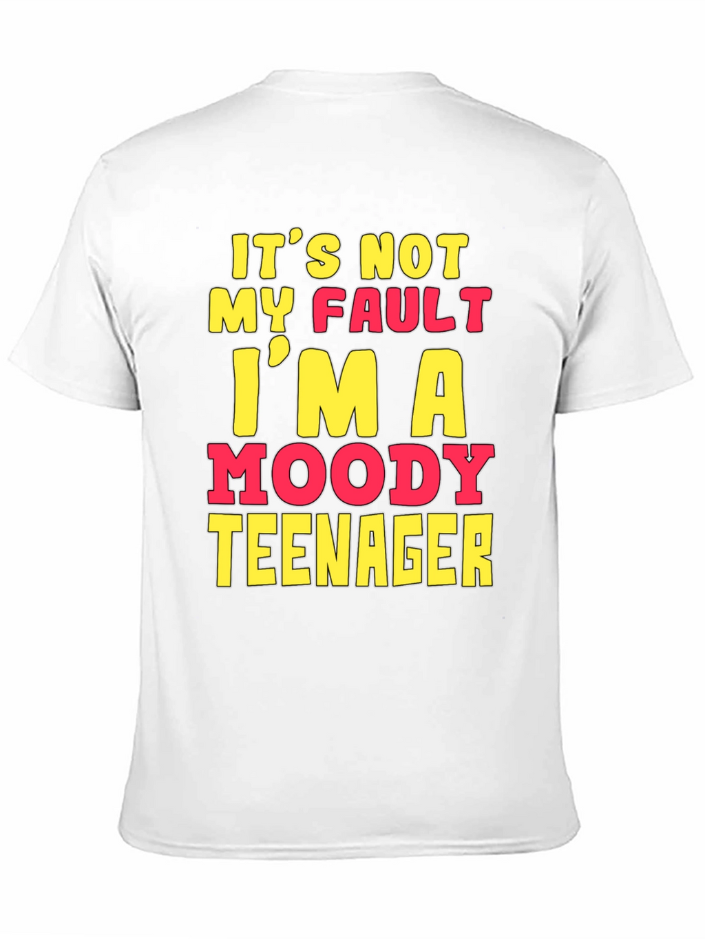 Moody Teenager Graphic T-Shirt - Funny Sarcastic Tee