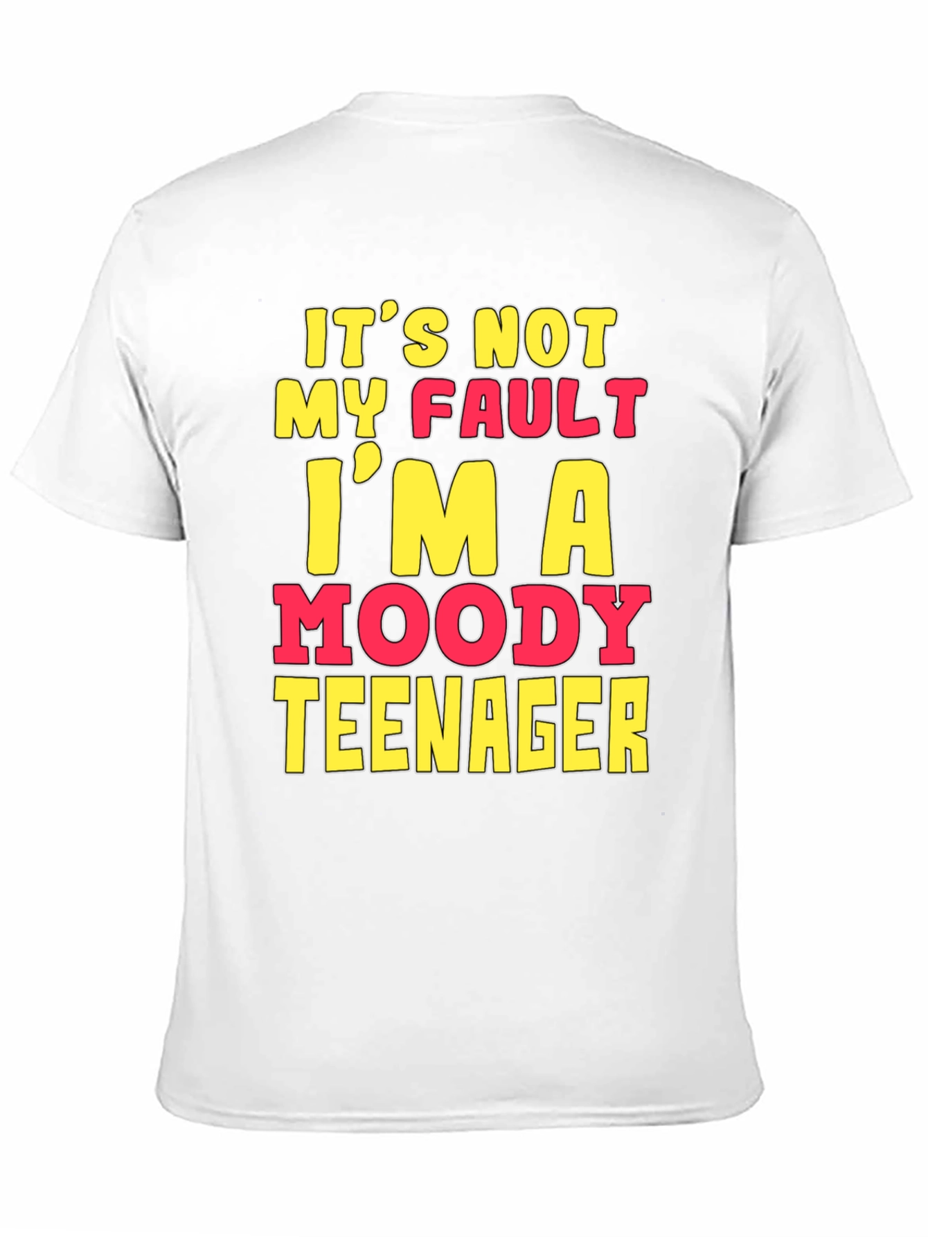 Moody Teenager Graphic T-Shirt - Funny Sarcastic Tee