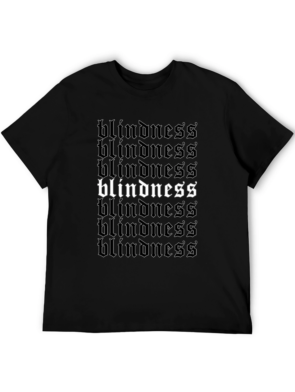 Blindness Graphic Tee - Statement T-Shirt
