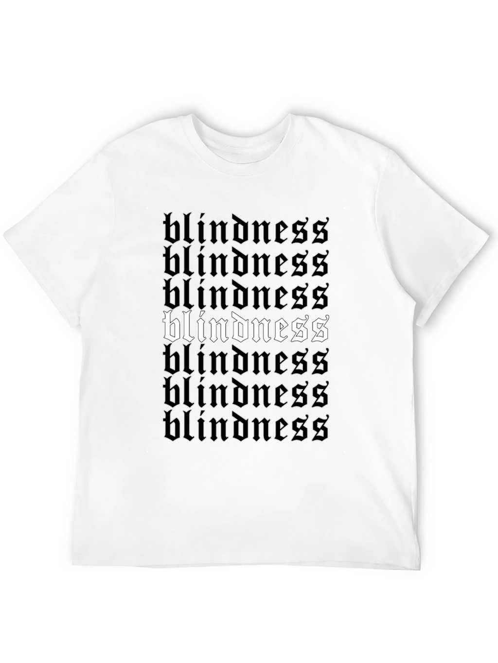 Blindness Graphic Tee - Statement T-Shirt