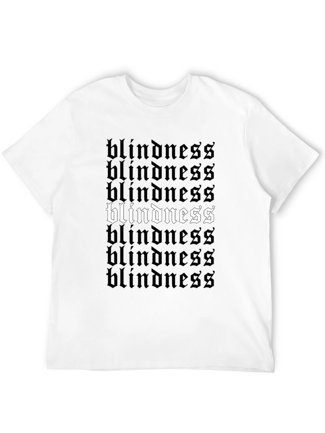 Blindness Graphic Tee - Statement T-Shirt