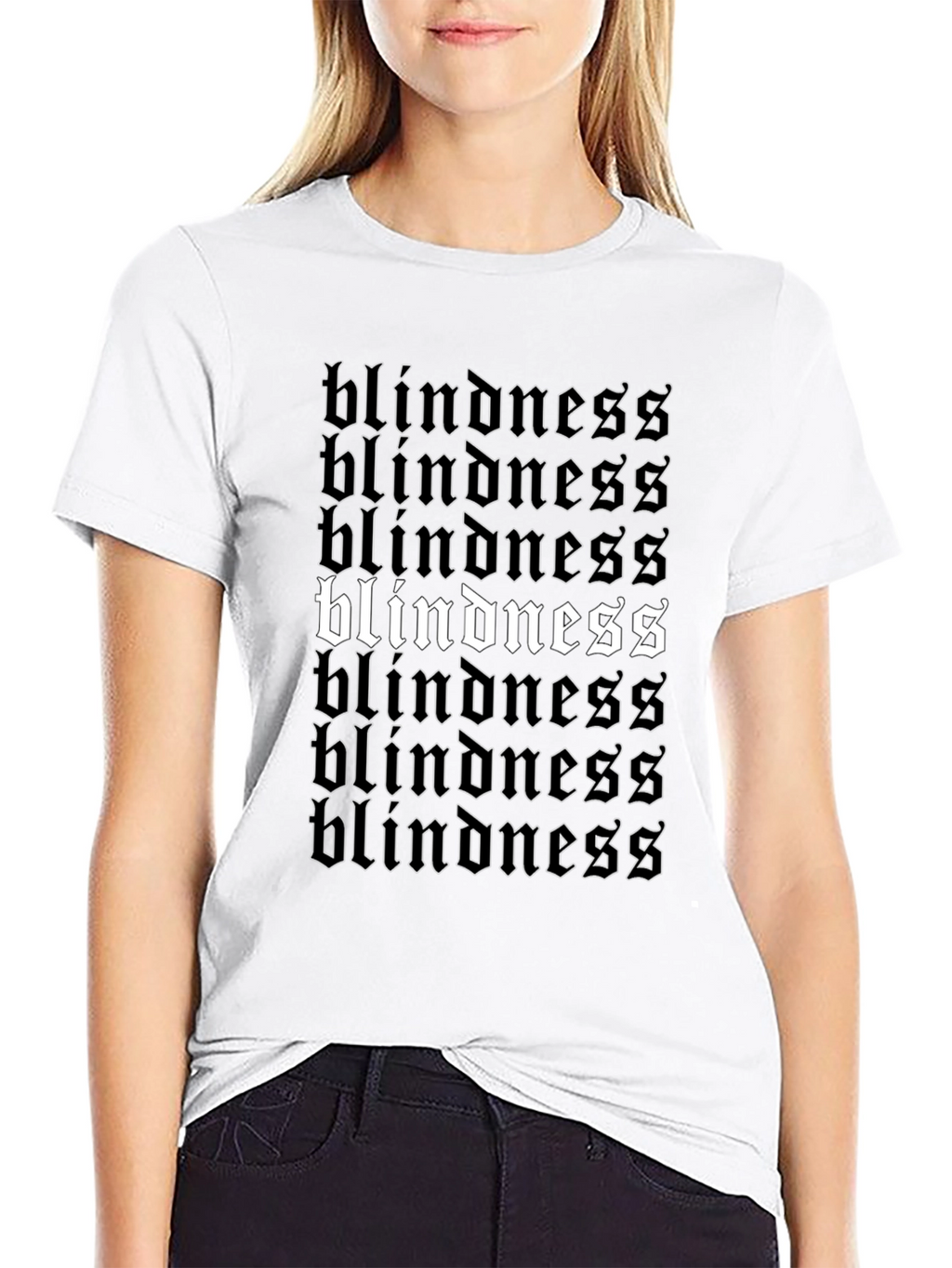 Blindness Graphic Tee - Statement T-Shirt