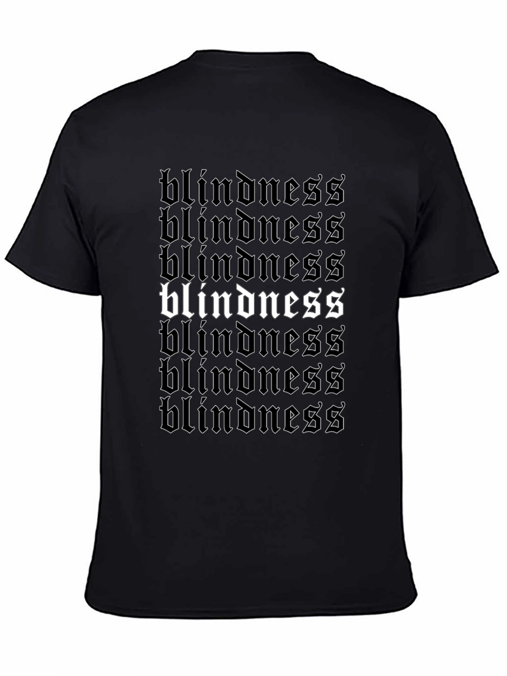 Blindness Graphic Tee - Statement T-Shirt