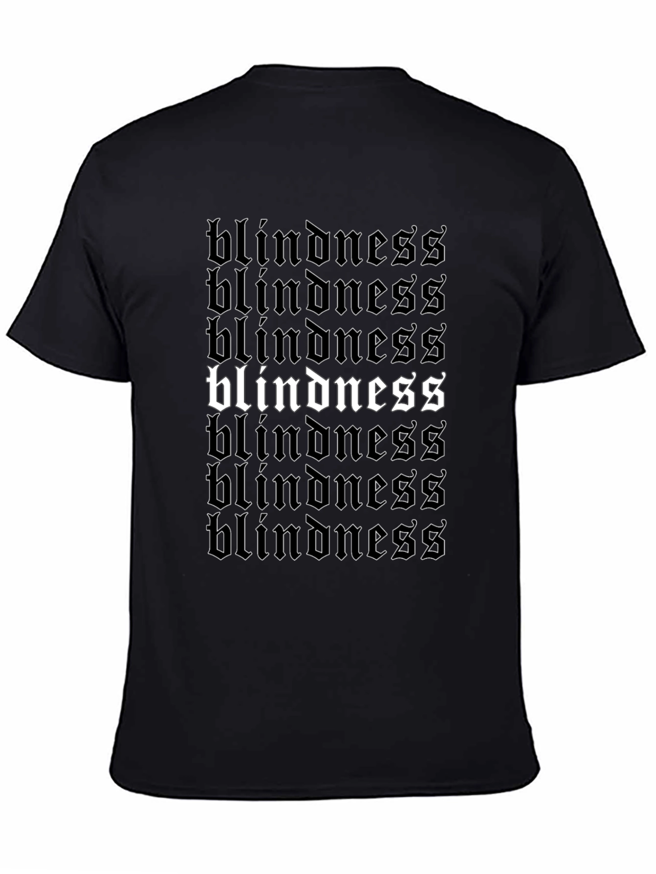 Blindness Graphic Tee - Statement T-Shirt