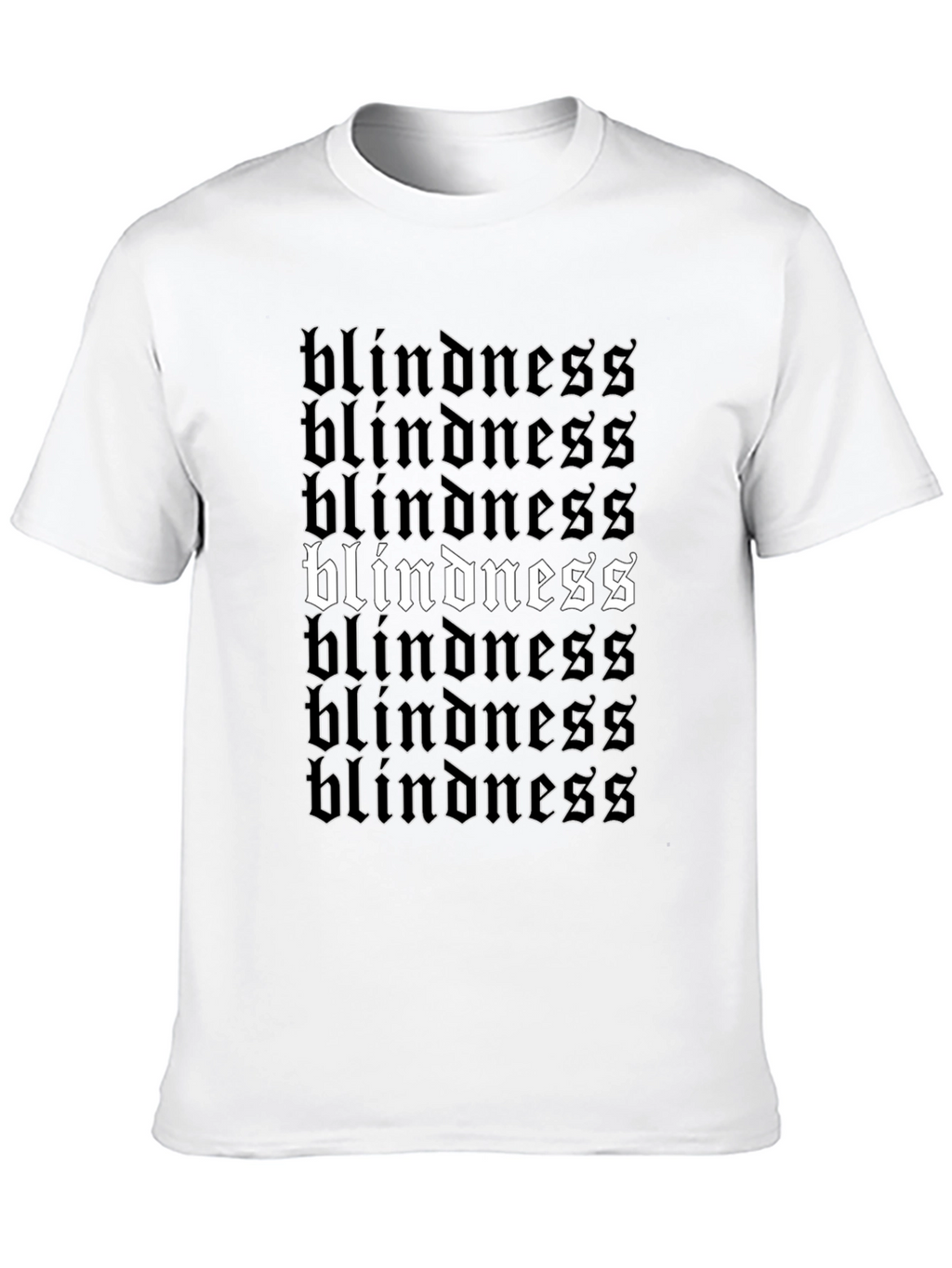 Blindness Graphic Tee - Statement T-Shirt