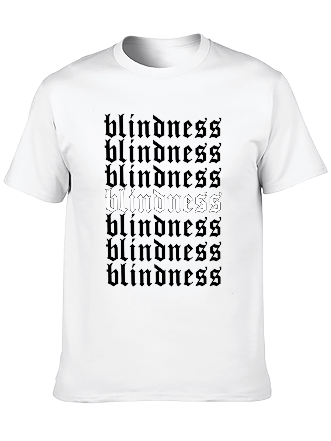 Blindness Graphic Tee - Statement T-Shirt