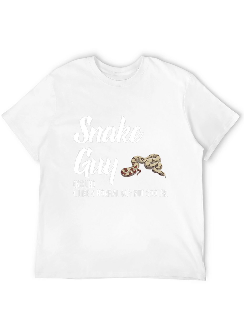 Snake Guy Definition T-Shirt - Cool Reptile Lover Tee