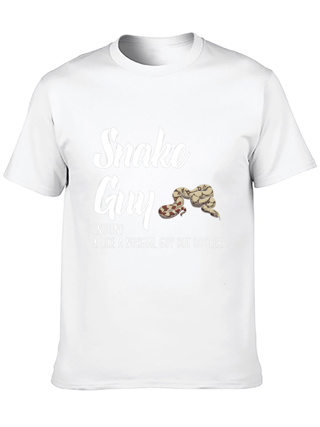 Snake Guy Definition T-Shirt - Cool Reptile Lover Tee