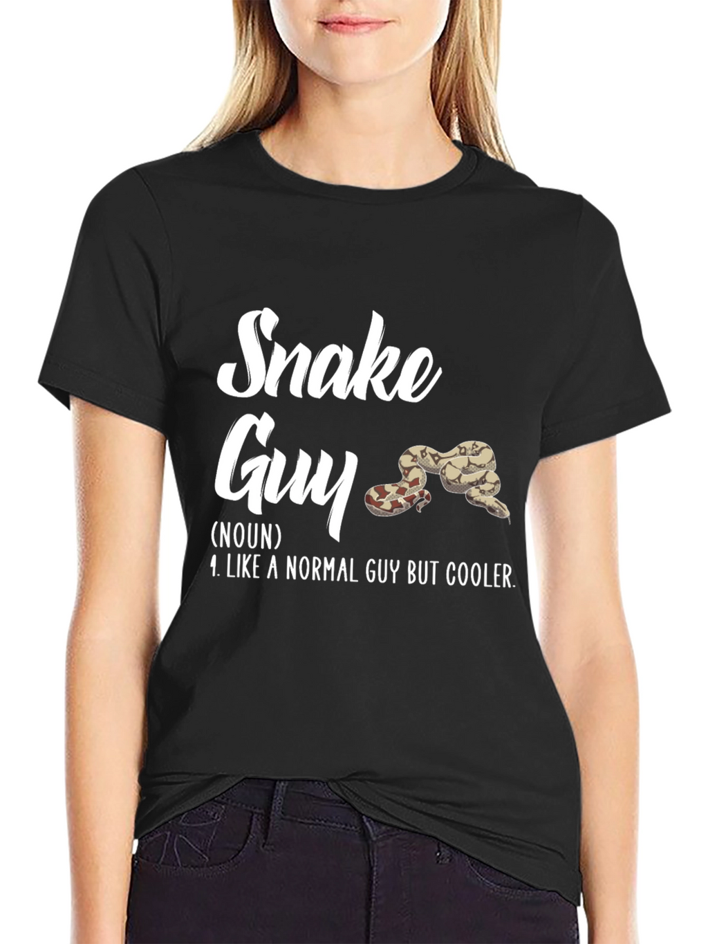 Snake Guy Definition T-Shirt - Cool Reptile Lover Tee