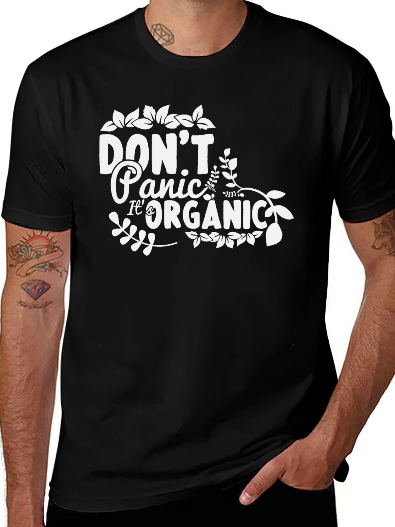 Dont Panic Its Organic! Graphic Tee