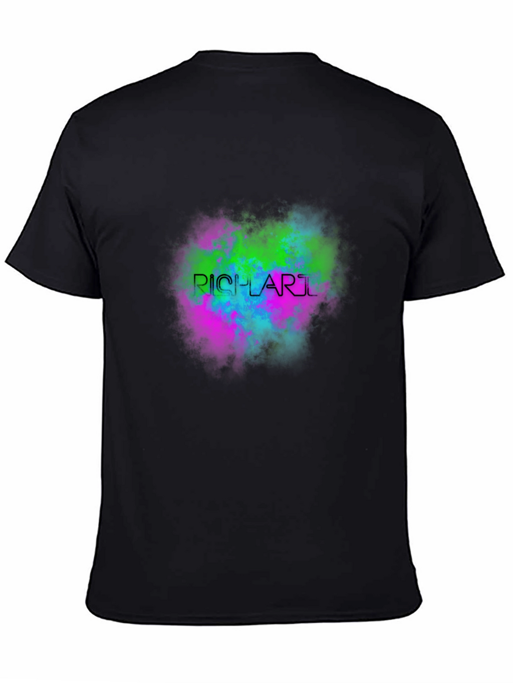 RICHARTL Nebula Black T-Shirt