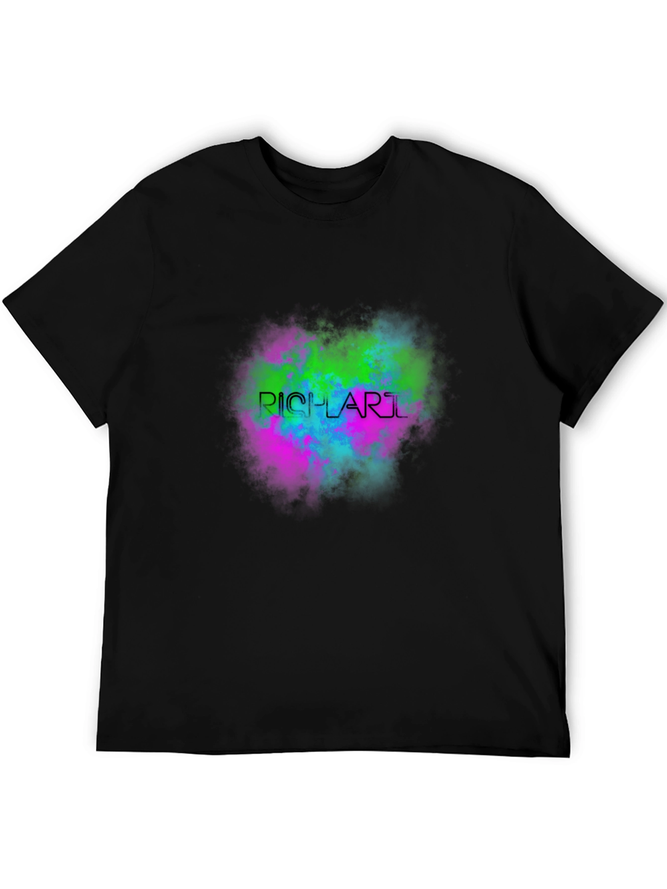 RICHARTL Nebula Black T-Shirt