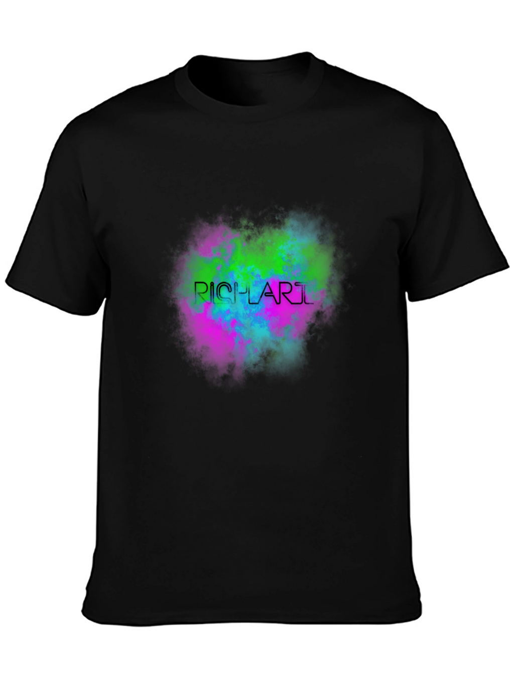 RICHARTL Nebula Black T-Shirt