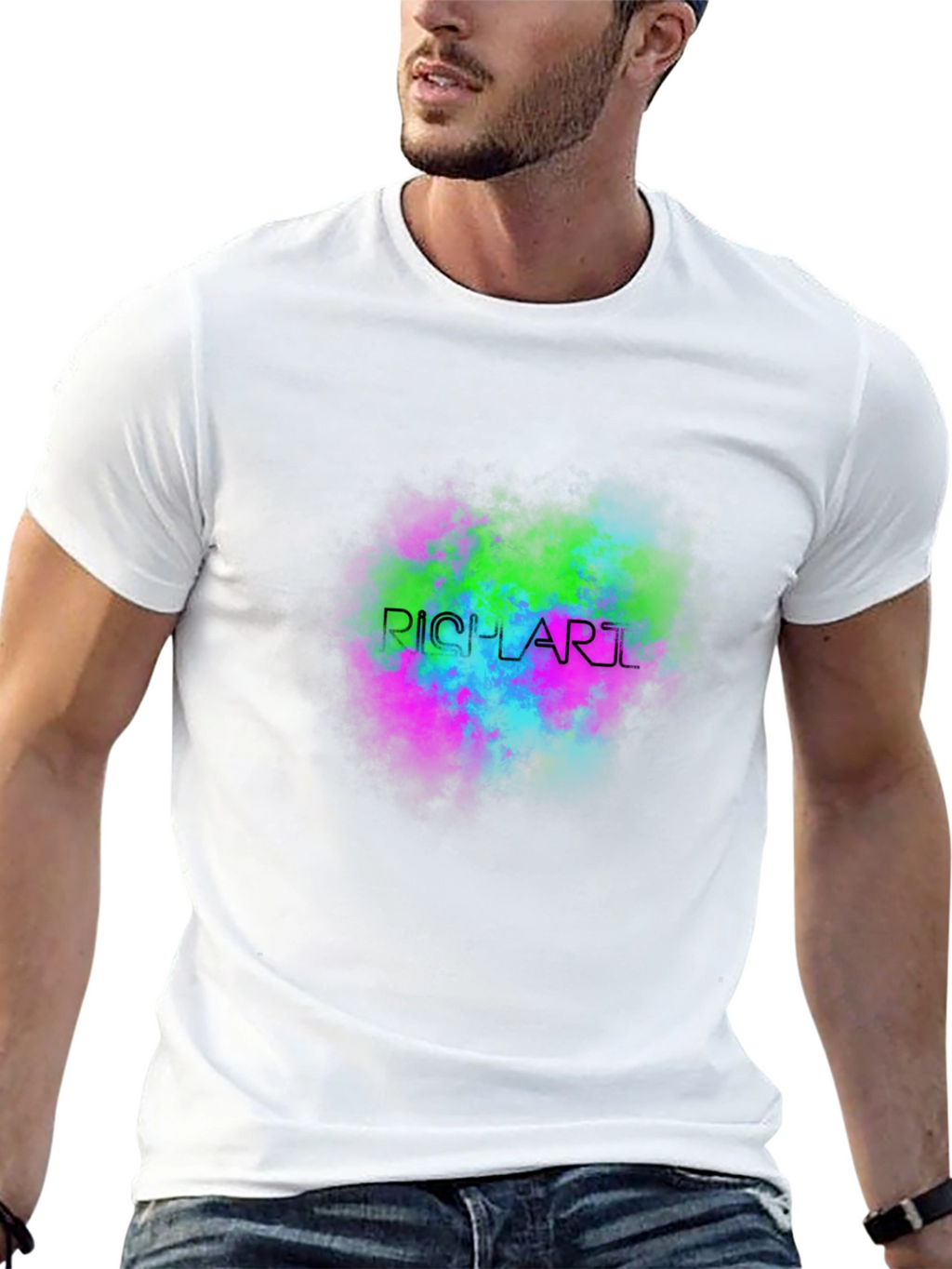 RICHARTL Nebula Black T-Shirt