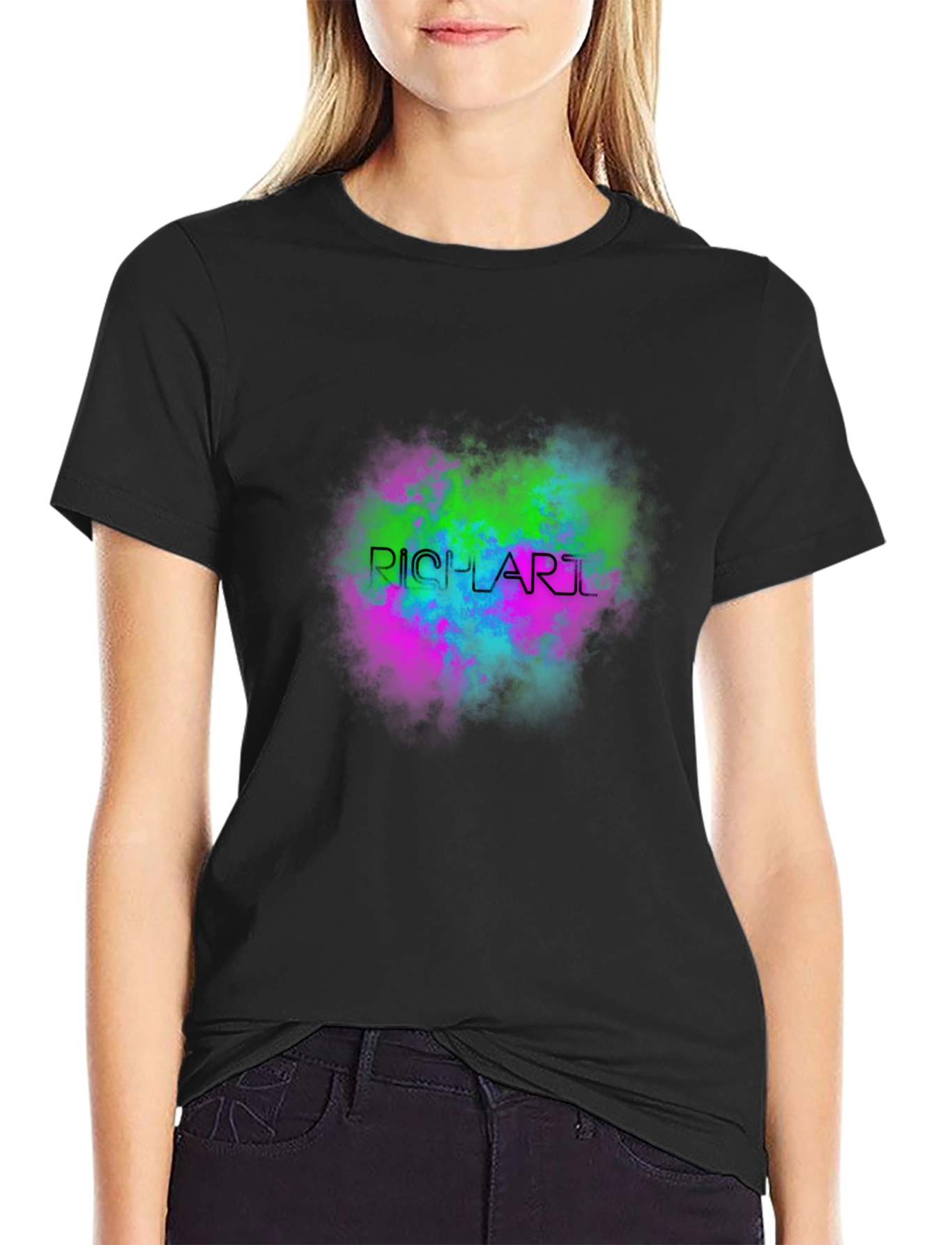 RICHARTL Nebula Black T-Shirt