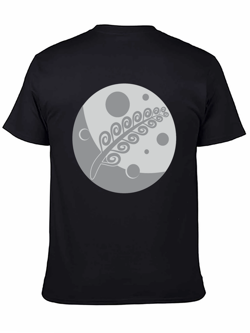 Moon & Fern Graphic Black T-Shirt