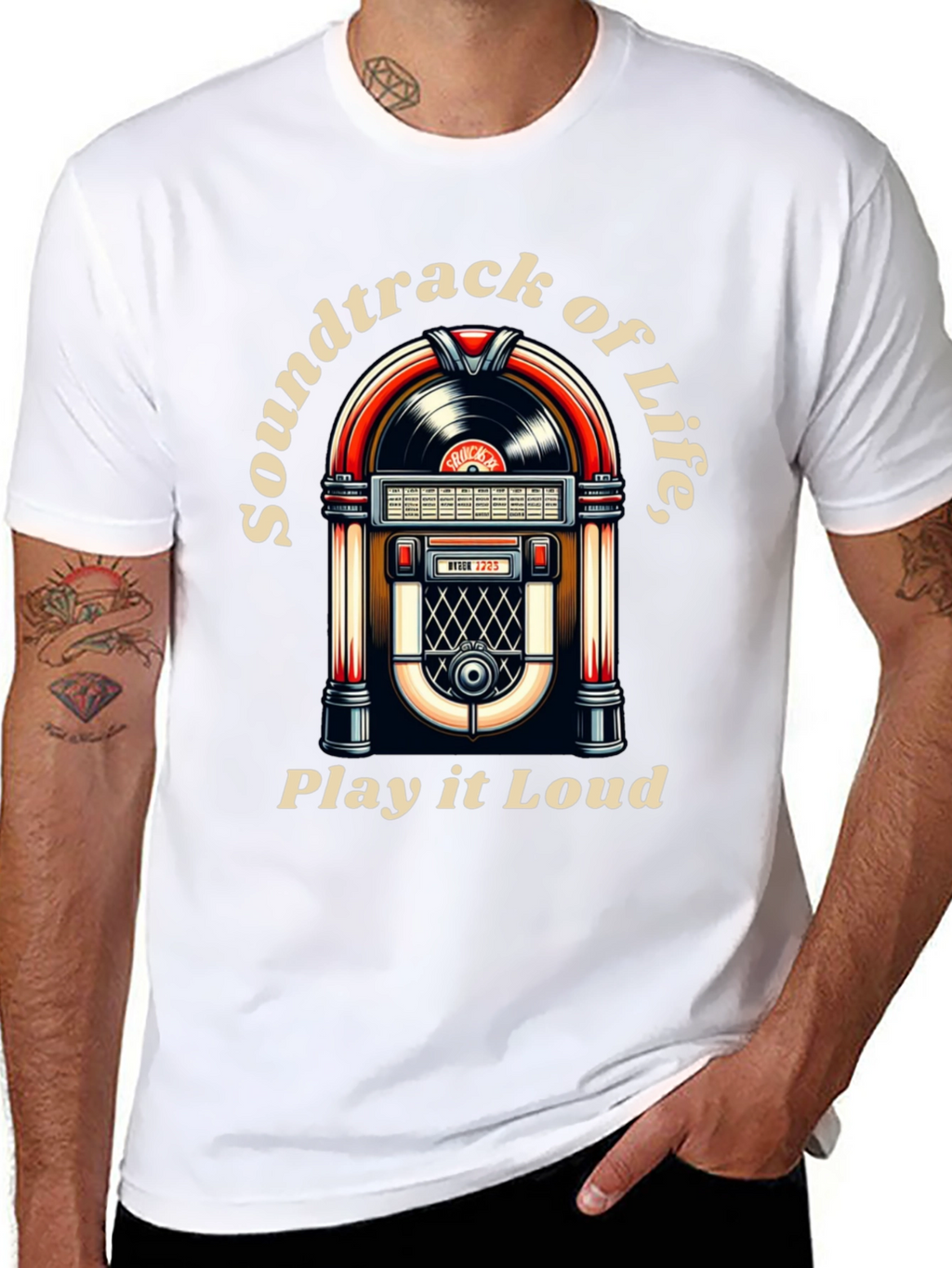 Soundtrack of Life Jukebox Graphic Tee
