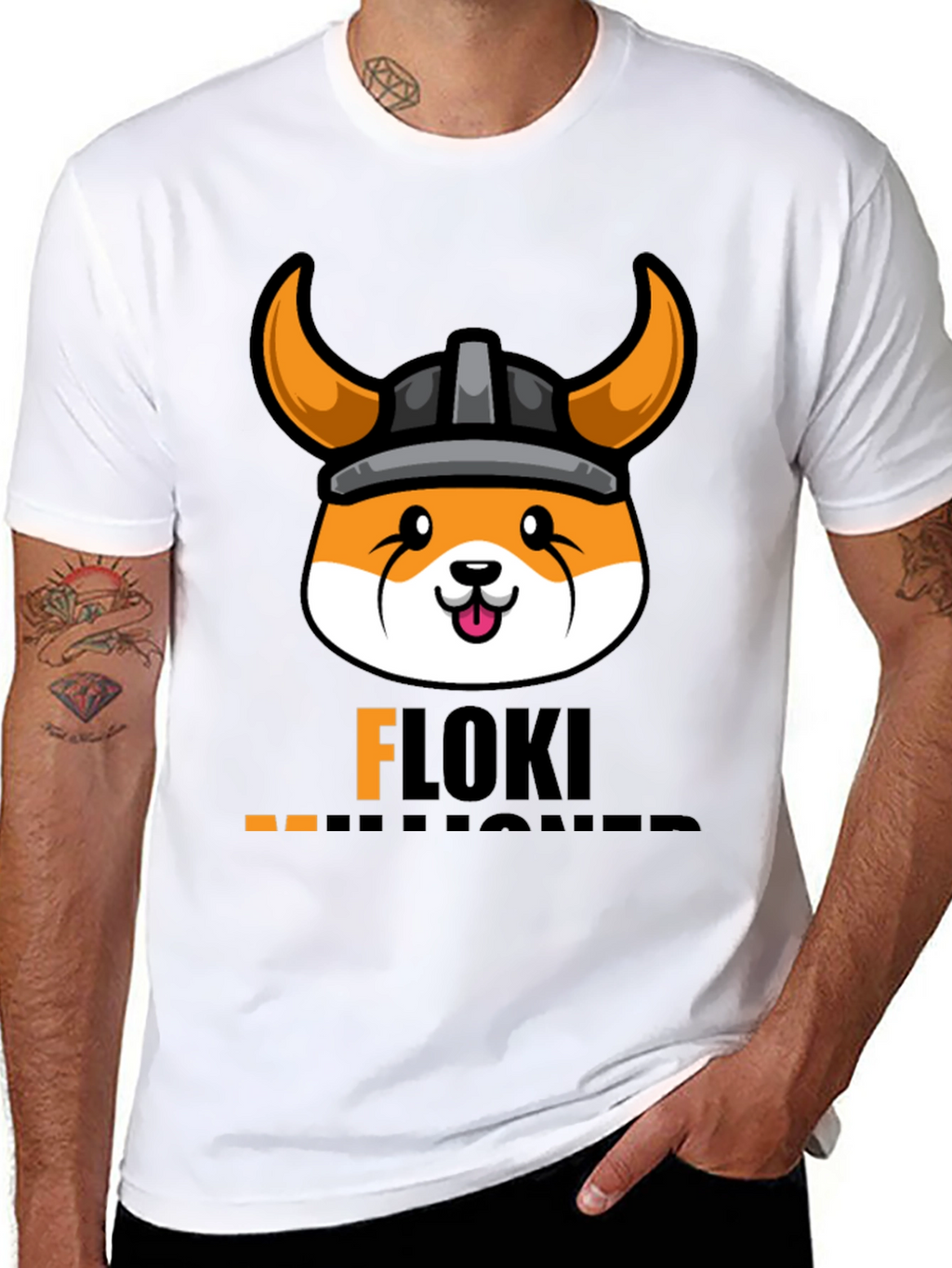 Floki Millionaire Viking Doge Graphic T-Shirt
