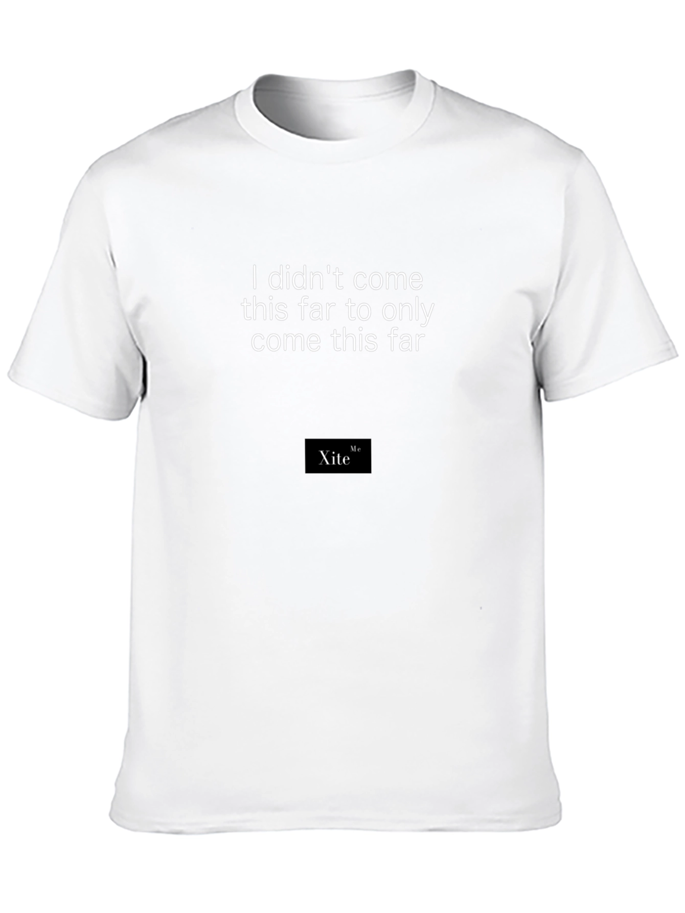 Motivational Black Graphic Tee - XiteMe