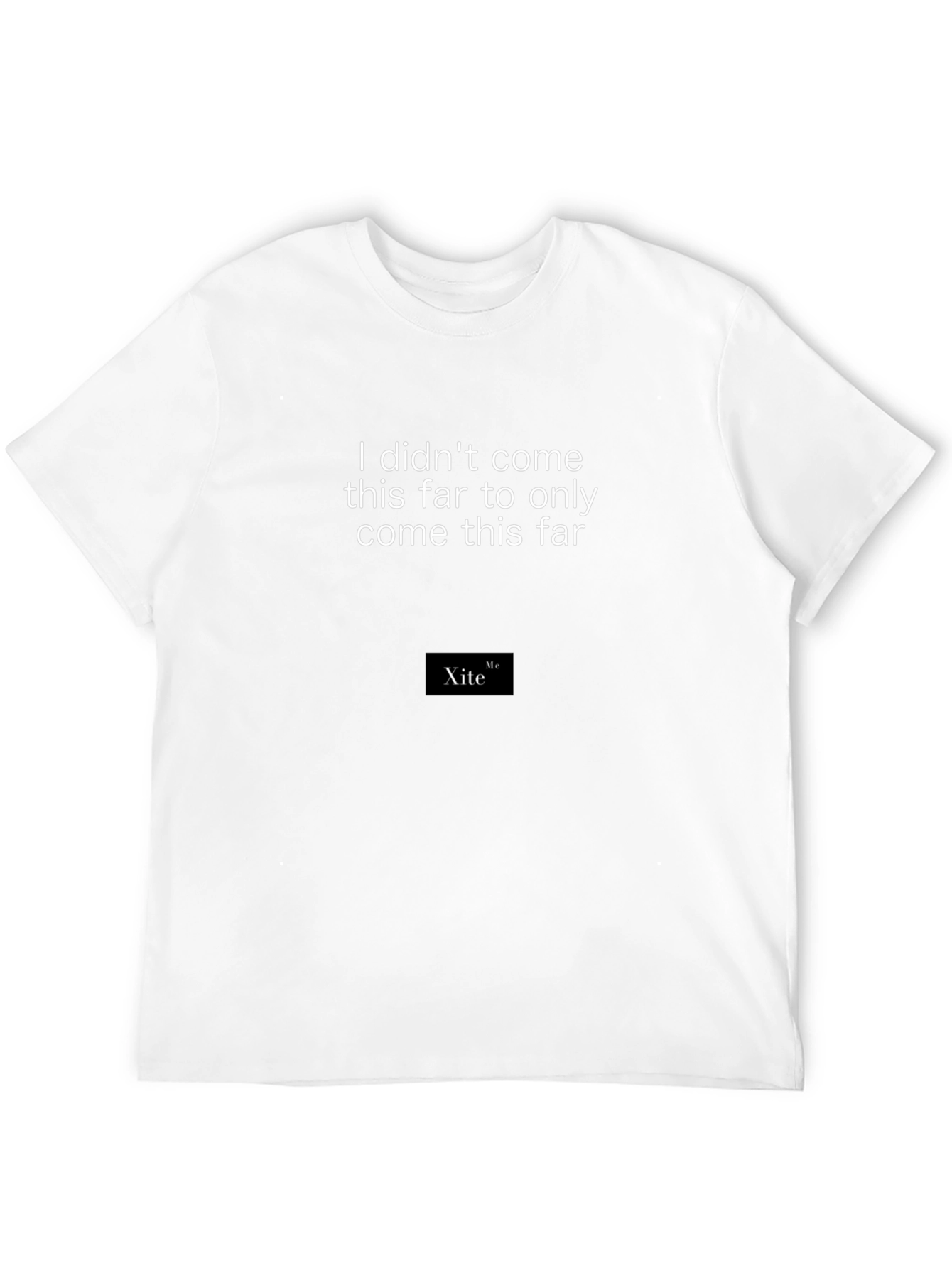 Motivational Black Graphic Tee - XiteMe
