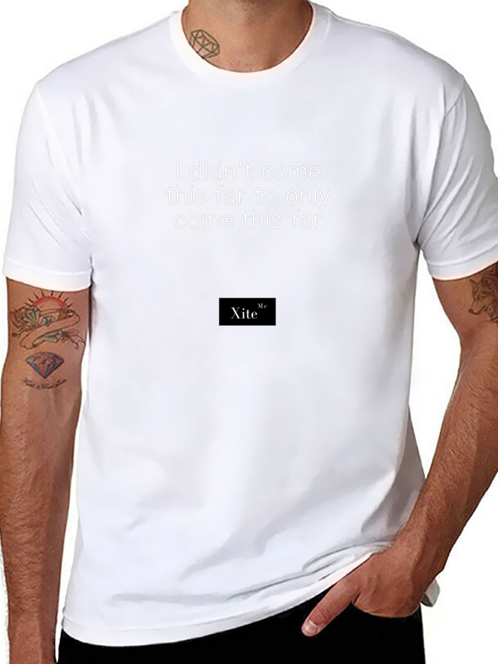 Motivational Black Graphic Tee - XiteMe