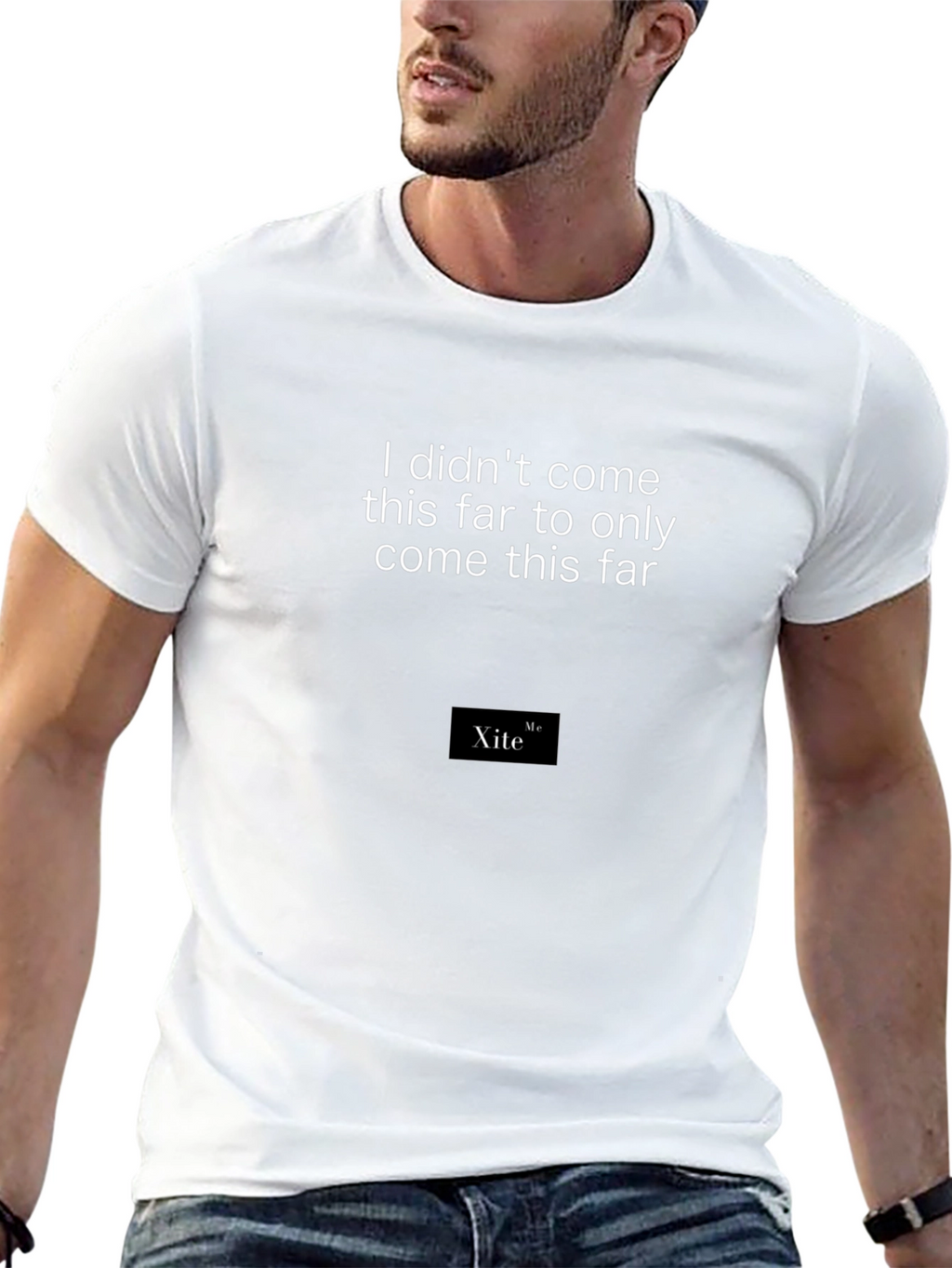 Motivational Black Graphic Tee - XiteMe
