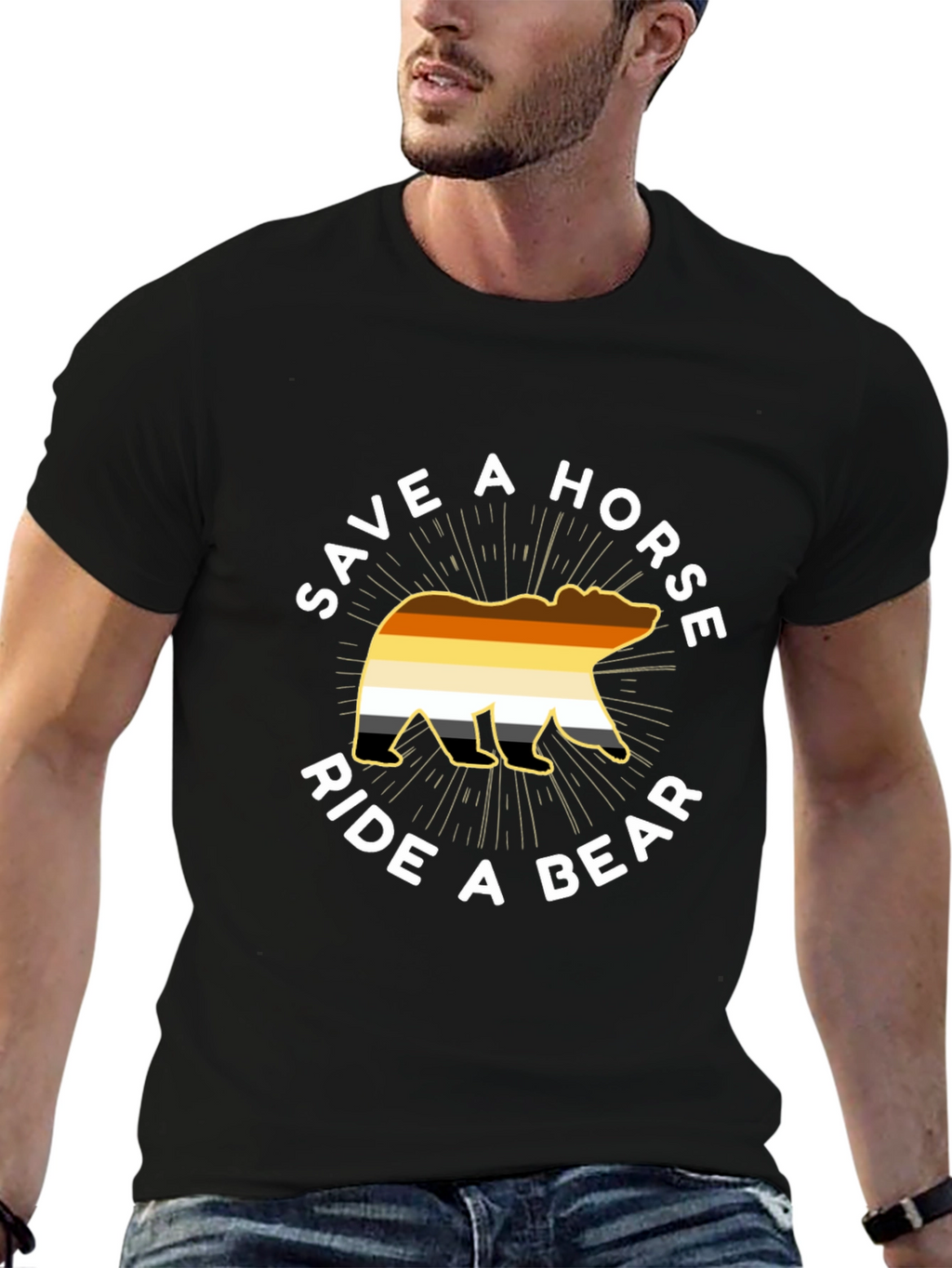 Save a Horse Ride a Bear Graphic Tee