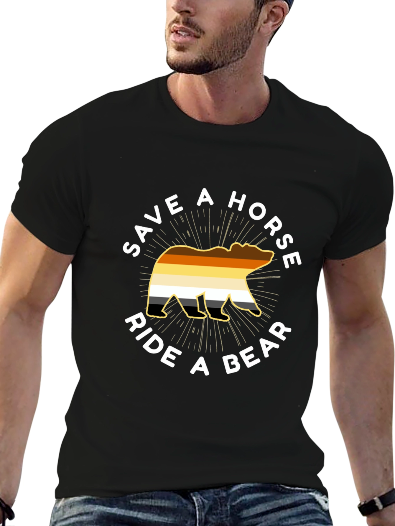 Save a Horse Ride a Bear Graphic Tee