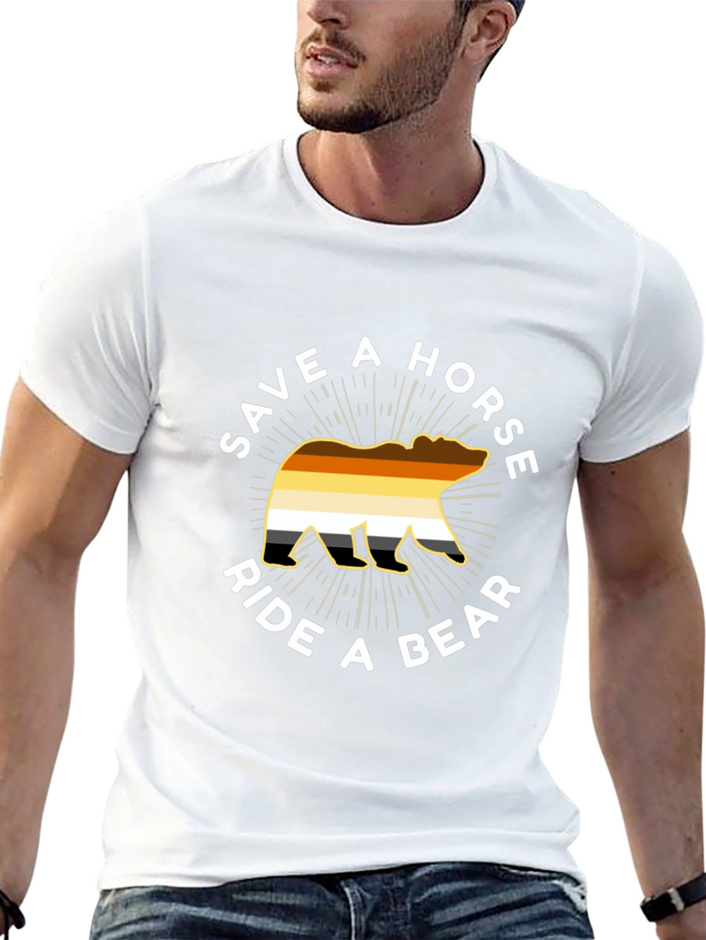 Save a Horse Ride a Bear Graphic Tee