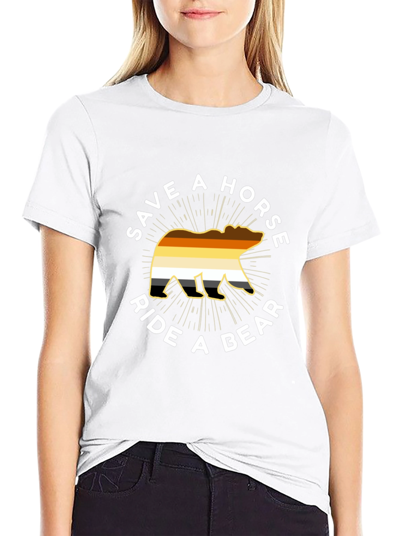 Save a Horse Ride a Bear Graphic Tee