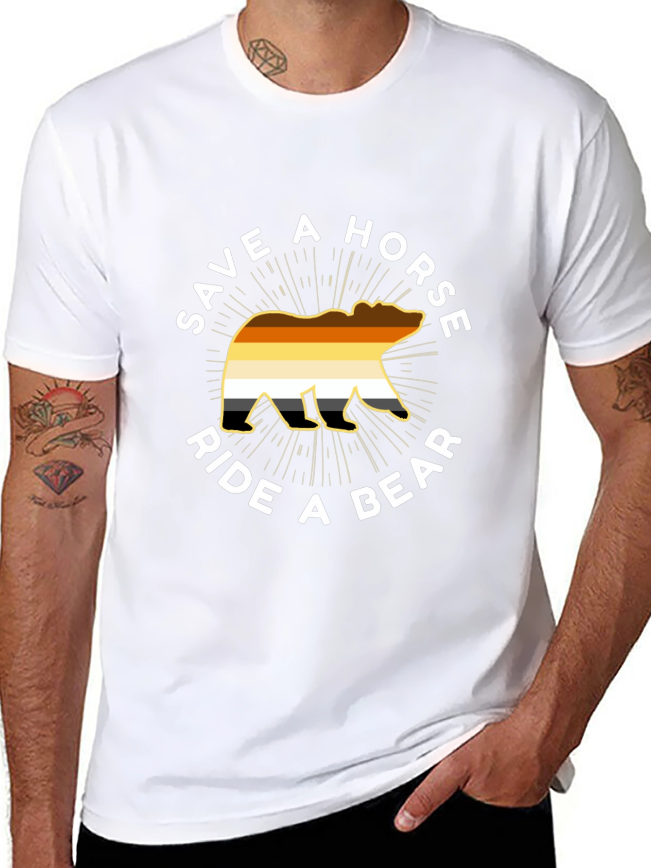 Save a Horse Ride a Bear Graphic Tee