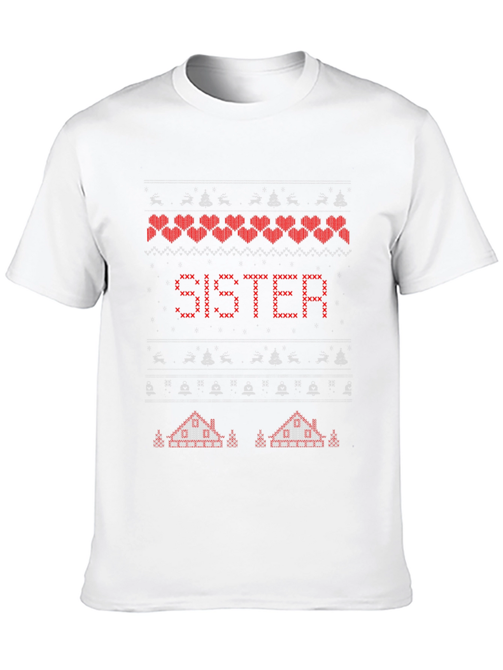 Sister Christmas Ugly Sweater T-Shirt