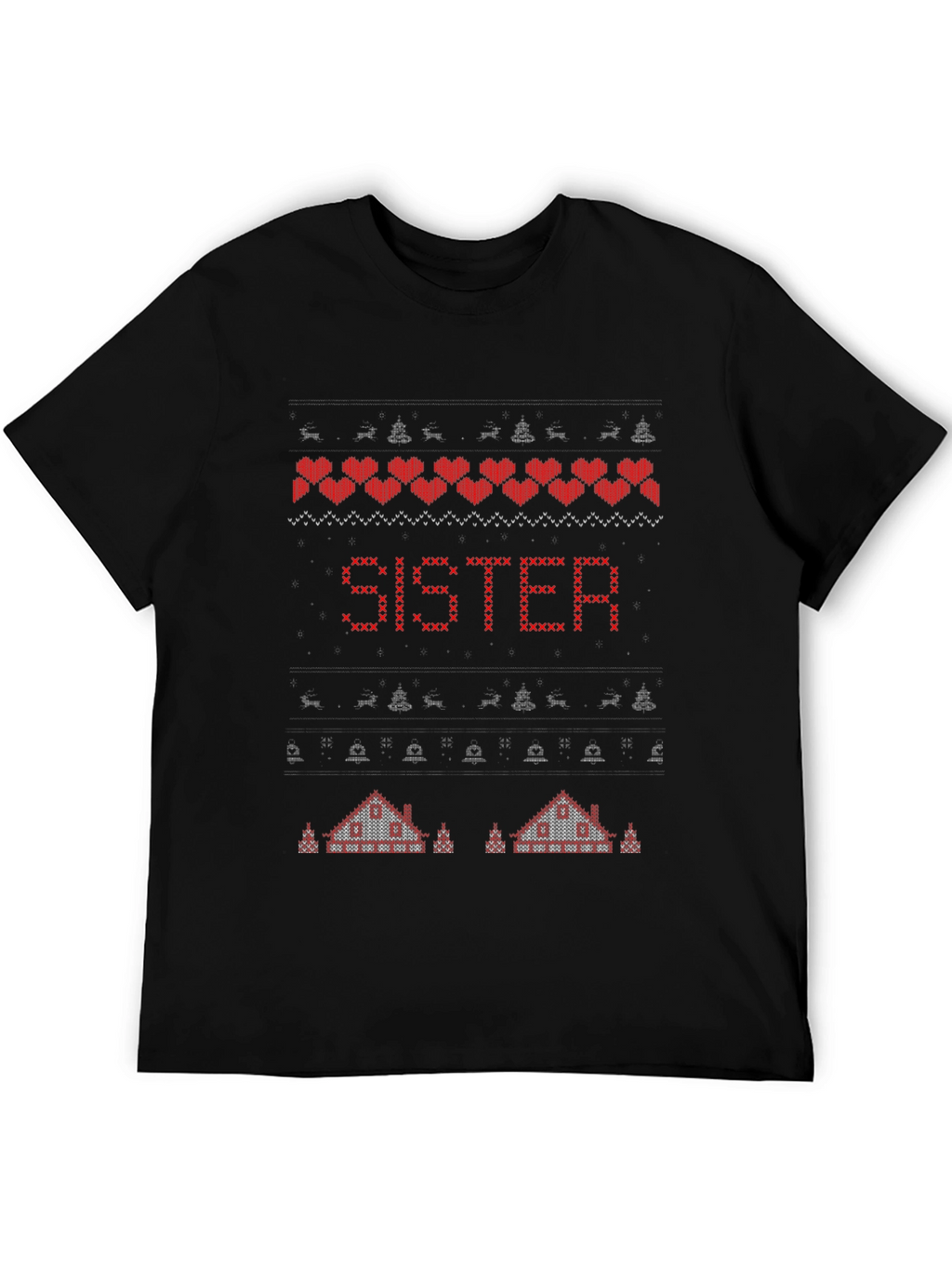 Sister Christmas Ugly Sweater T-Shirt